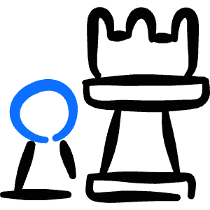 Board Game Chess Figures Icon from Freehand Duotone - Free Set