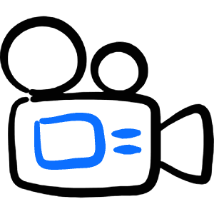 Camera Studio Icon from Freehand Duotone - Free Set