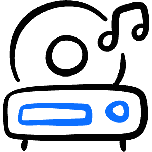 Cd Player Disc Icon from Freehand Duotone - Free Set