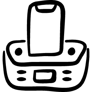 Digital Player Phone Speaker 1 Icon from Freehand Line - Free Set