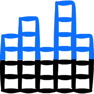 Equalizer Bar Graph Icon from Freehand Duotone - Free Set