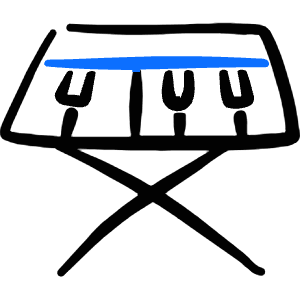 Instrument Electronic Keyboard Icon from Freehand Duotone - Free Set