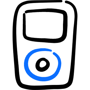 Ipod Player 2 Icon from Freehand Duotone - Free Set