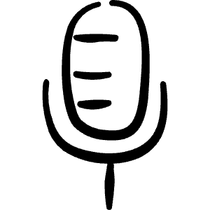 Microphone Icon from Freehand - Free Set