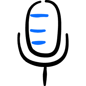 Microphone Icon from Freehand Duotone - Free Set