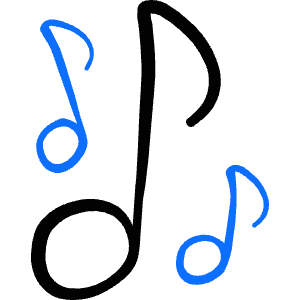Music Note 1 Icon from Freehand Duotone - Free Set