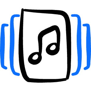 Playlist Album 1 Icon from Freehand Duotone - Free Set