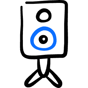 Speaker Stand Icon from Freehand Duotone - Free Set