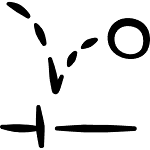 Video Edit Slow Motion Icon from Freehand Line - Free Set