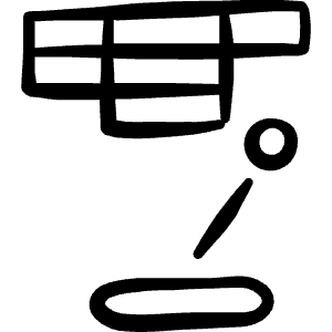 Video Game Breakout Icon from Freehand Line - Free Set