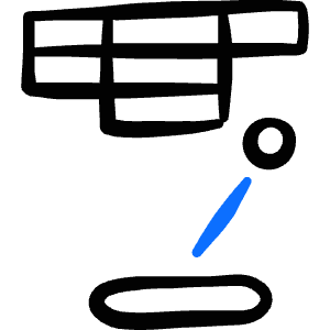 Video Game Breakout Icon from Freehand Duotone - Free Set