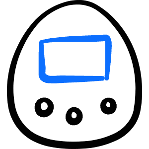 Video Game Hatchi Icon from Freehand Duotone - Free Set