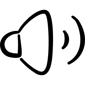 Volume Control Medium 1 Icon from Freehand Line - Free Set