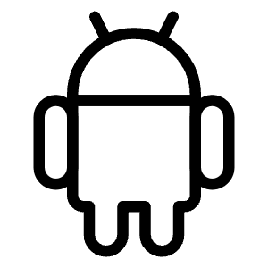 Android Logo Icon from Logos Line - Free Set