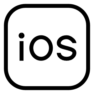 Apple Ios Logo 1 Icon from Logos Line - Free Set