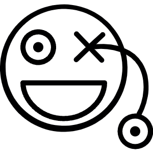 Eye Pop Out Icon from Nasty - Free Set