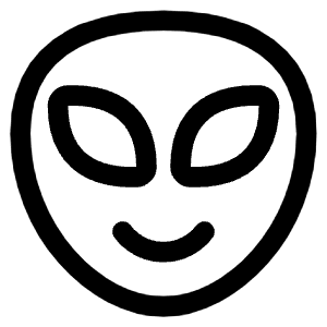 Alien Icon from Plump Line - Free Set