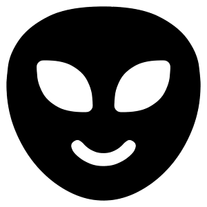 Alien Icon from Plump Solid - Free Set