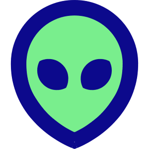 Alien Icon from Sharp Pop - Free Set