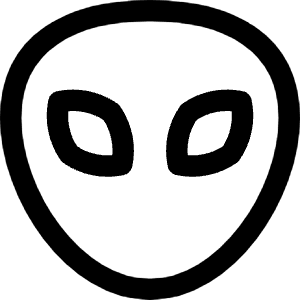 Alien Icon from Core Line - Free Set