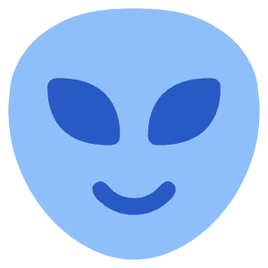 Alien Icon from Plump Flat - Free Set