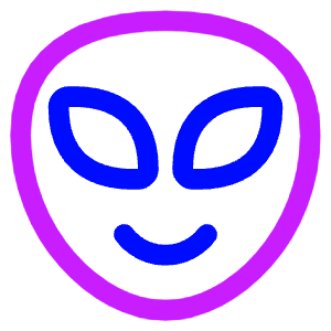 Alien Icon from Plump Neon - Free Set