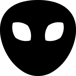 Alien Icon from Core Solid - Free Set
