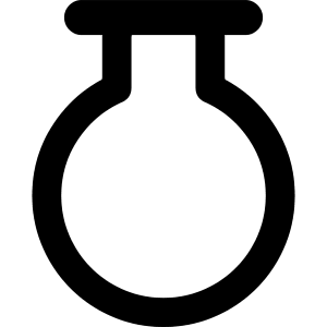 Circle Flask Icon from Core Remix - Free Set