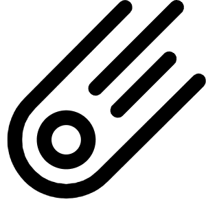 Comet Icon from Core Line - Free Set