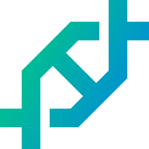 Dna Icon from Sharp Gradient- Free Set