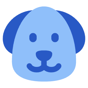 Dog 1 Icon from Plump Flat - Free Set