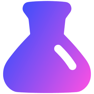 Erlenmeyer Flask Icon from Plump Gradient - Free Set