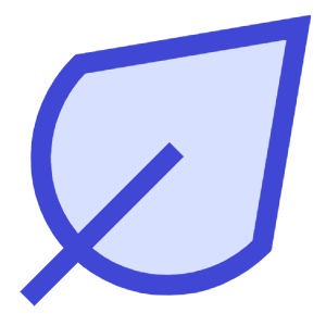 Leaf Icon from Sharp Duo - Free Set