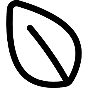 Leaf Icon from Core Line - Free Set