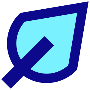 Leaf Icon from Sharp Pop - Free Set