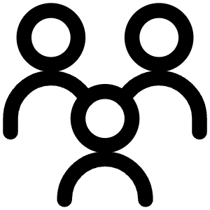 No Poverty Icon from Core Line - Free Set