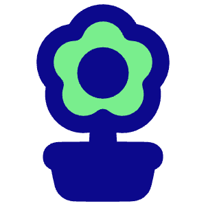 Potted Flower Icon from Plump Pop - Free Set