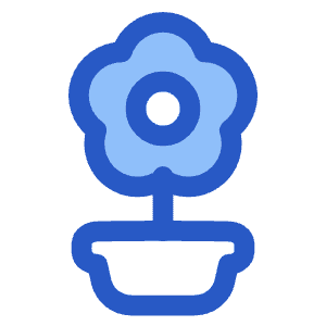 Potted Flower Icon from Plump Duo - Free Set