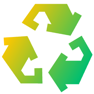Recycle 1 Icon from Sharp Gradient- Free Set