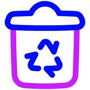 Recycle Bin Icon from Plump Neon - Free Set