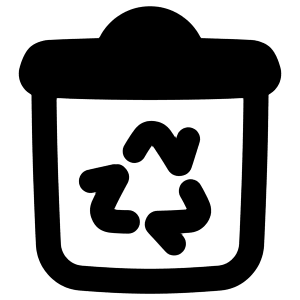 Recycle Bin Icon from Plump Remix - Free Set