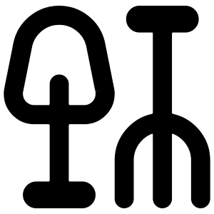 Shovel Rake Icon from Core Remix - Free Set