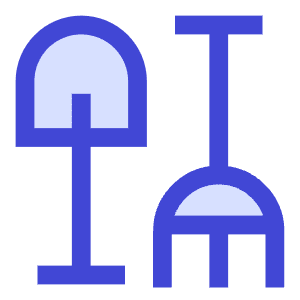 Shovel Rake Icon from Sharp Duo - Free Set