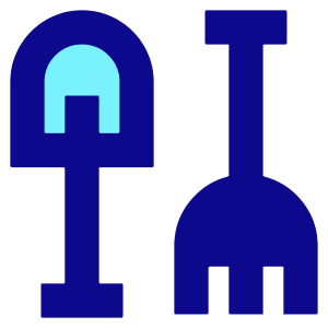 Shovel Rake Icon from Sharp Pop - Free Set