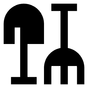 Shovel Rake Icon from Sharp Solid - Free Set