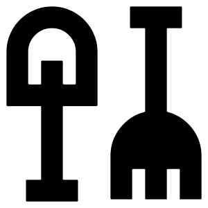 Shovel Rake Icon from Sharp Remix - Free Set