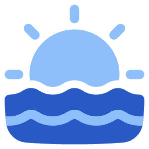 Sunset Icon from Plump Flat - Free Set