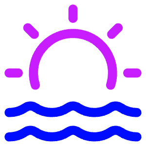 Sunset Icon from Plump Neon - Free Set