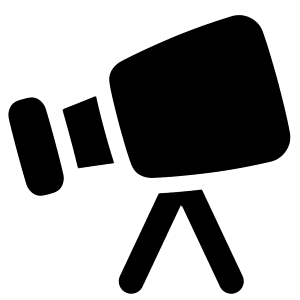 Telescope Icon from Plump Solid - Free Set