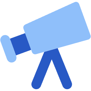 Telescope Icon from Core Flat - Free Set